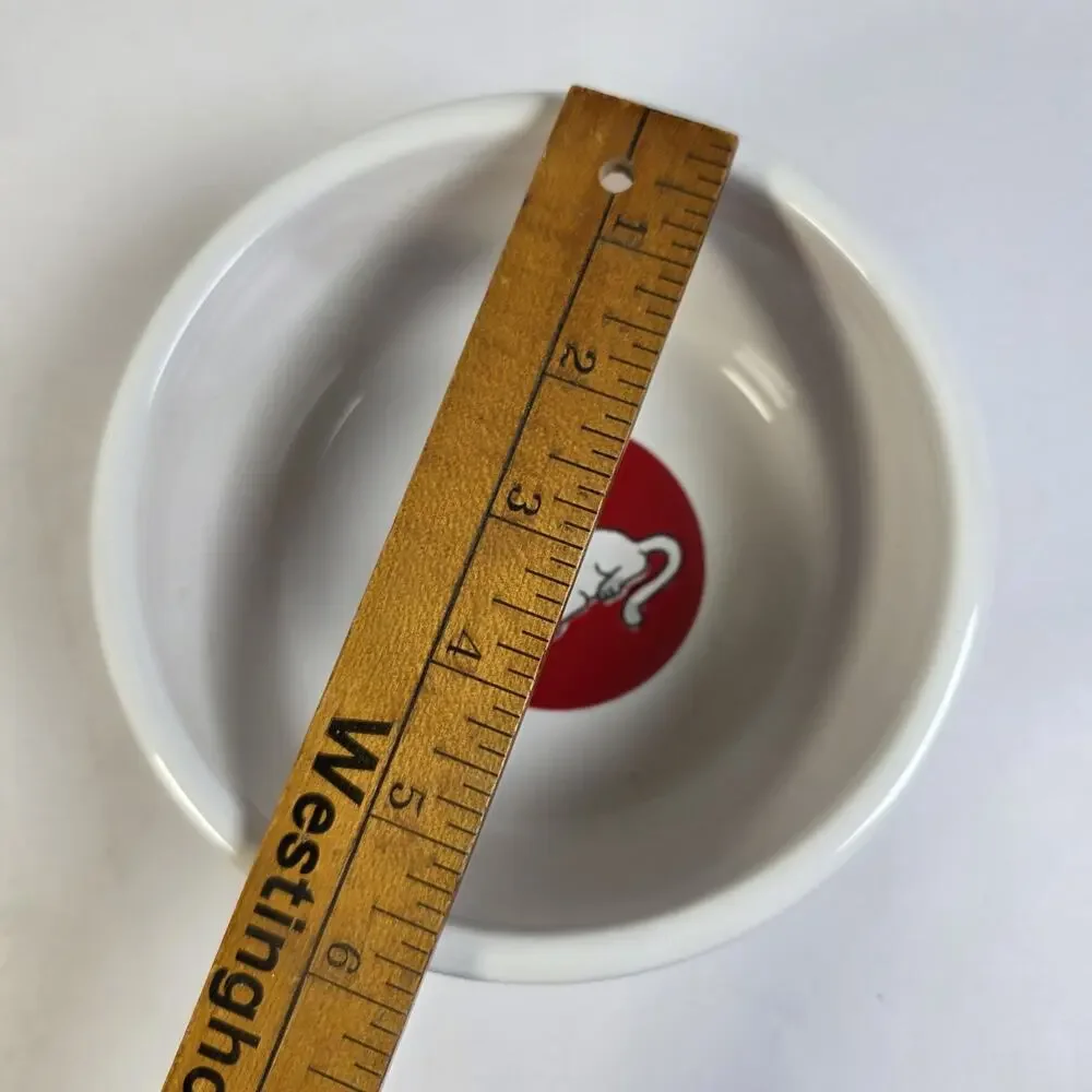 Signature Housewares Talking Cat By Riviera Van Beers Pet Bowl Stoneware 6x3